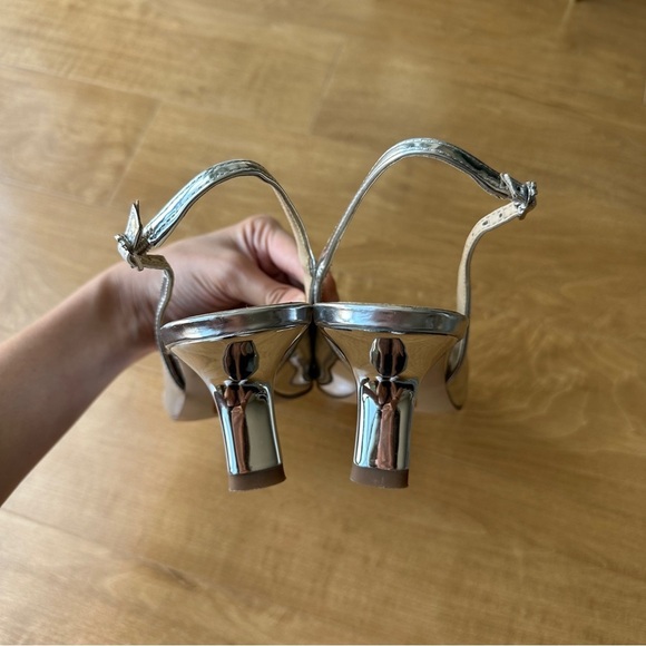 Sam Edelman Bianka Slingback Pump, Soft Silver, Size 8.5M or 8 1/2 Medium - Picture 16 of 16